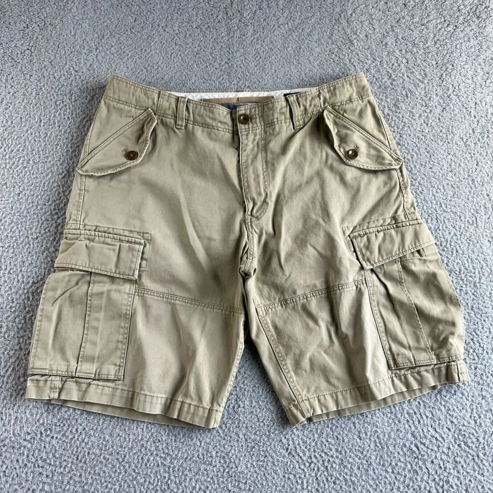 Banana Republic Shorts Mens 33 (35) Cargo Relaxed Heavyweight Y2K Outdoor Hiking